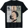 Kitesurfing Periodic Table Elements Kiteboarding Retro T-Shirt(9)