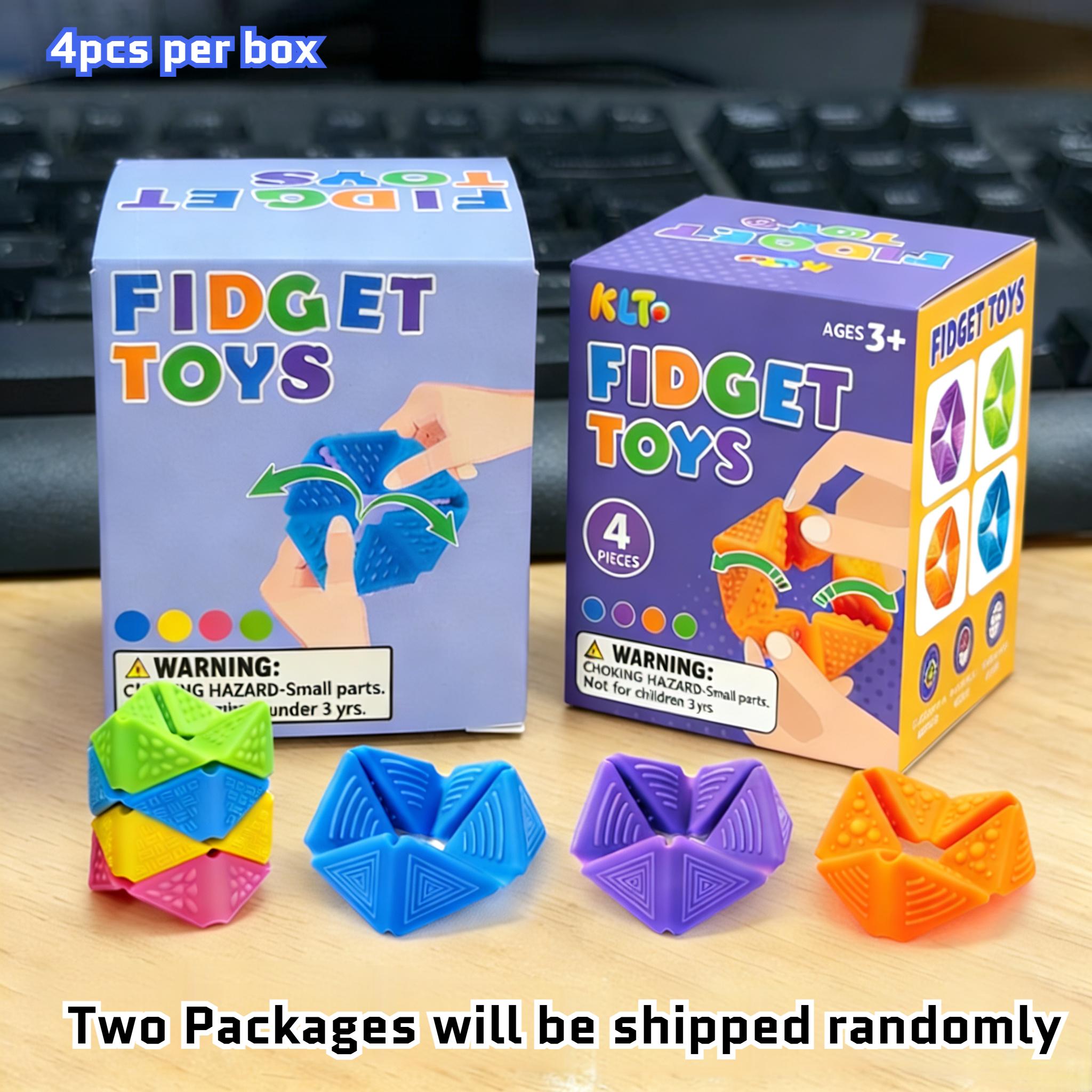 

Sensory Flip Cube Fidget Toy, Adult Stress Relief Silicone Sensory Toy for Calming Focus, ADHD Autism Anxiety Relief for Child