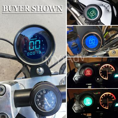 Universal Motorcycle UTV Speedometer Retro LCD Odometer Tachometer Indicator Scooter ATV Meter Digital 12V For HONDA For YAMAHA