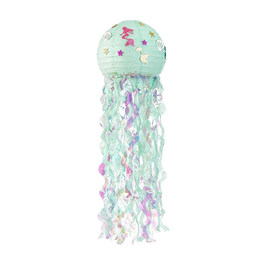 Colourful Paper Lanterns Mermaid Bright and Beautiful Under The Sea Piece Mermaid Party Lamp for Indoor