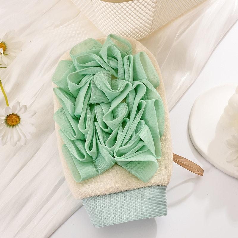 2 In 1 Super Soft Exfoliating Bath Mitt-Painless To The Skin Sponge Children Adult Bathing Scrub Gloves Durable Shower Towel