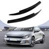 Headlight Eyelid Enhance Your Car\'s Look with Car Headlight Eyebrow Eyelid Cover Trim for Scirocco 2009 2017 2Pcs