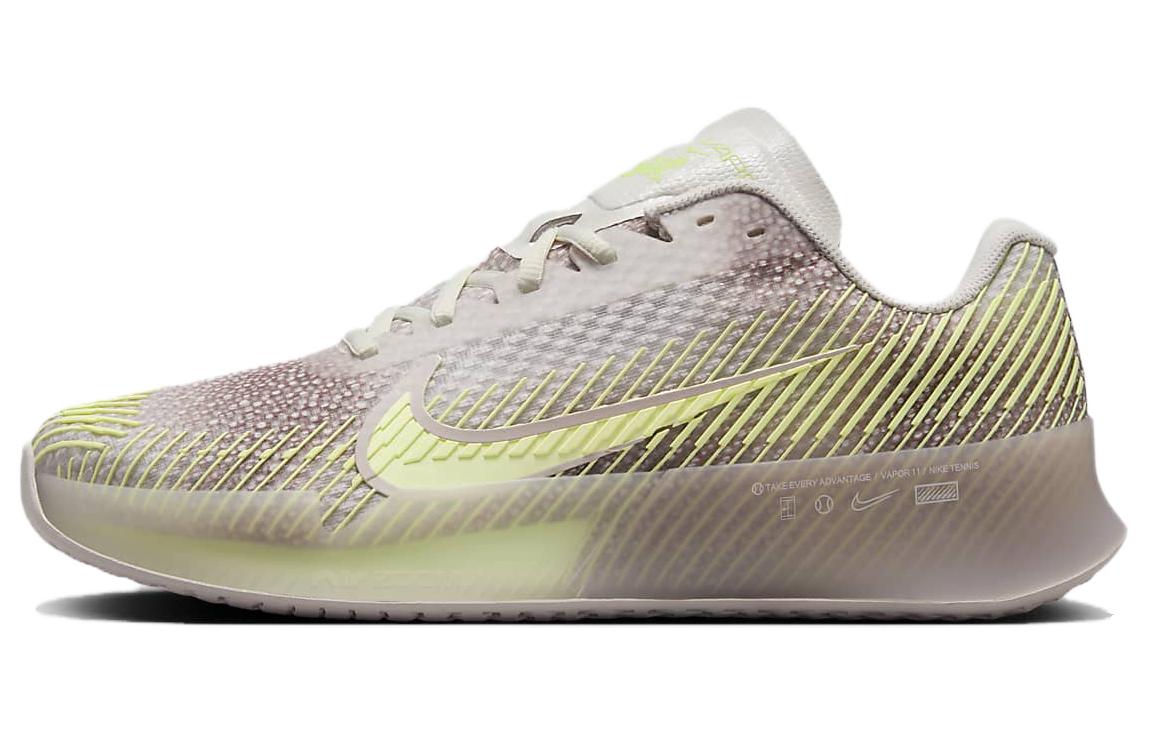 Nike Court Air Zoom Vapor 11 Premium Hc Phantom Platinum Violet Barely Volt Women s FQ3169-001 36