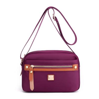 JIANLINST Women's Mini Shoulder Bag, Nylon, Waterproof, Wallet, Pochette, Small, Lightweight, Multi-Layered, Large Capacity, Perfect for Commuting,