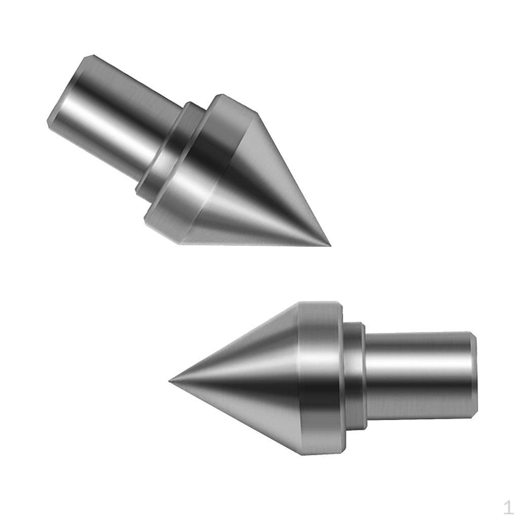 

2 шт. Центр задней бабки с вращающимся подшипником, хвостовик 5/16 дюйма, конус Морзе, токарный инструмент