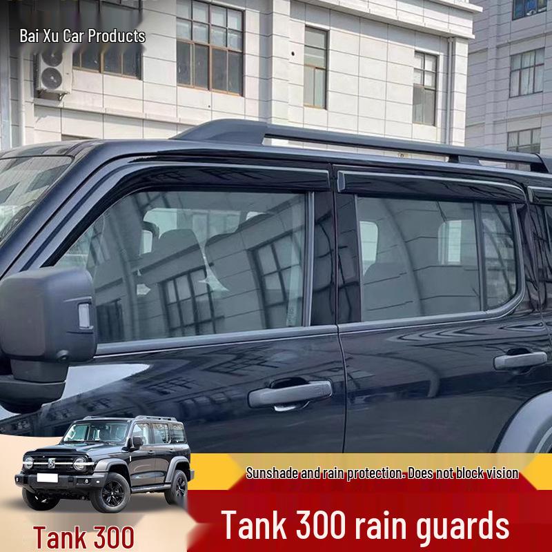 Tank 300 Sun and Rain Deflectors: Window Rain Shields & Decorative Accessories