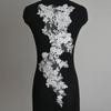 1 Piece White Embroidered Water-Soluble Lace Fabric Wedding Decoration Lace