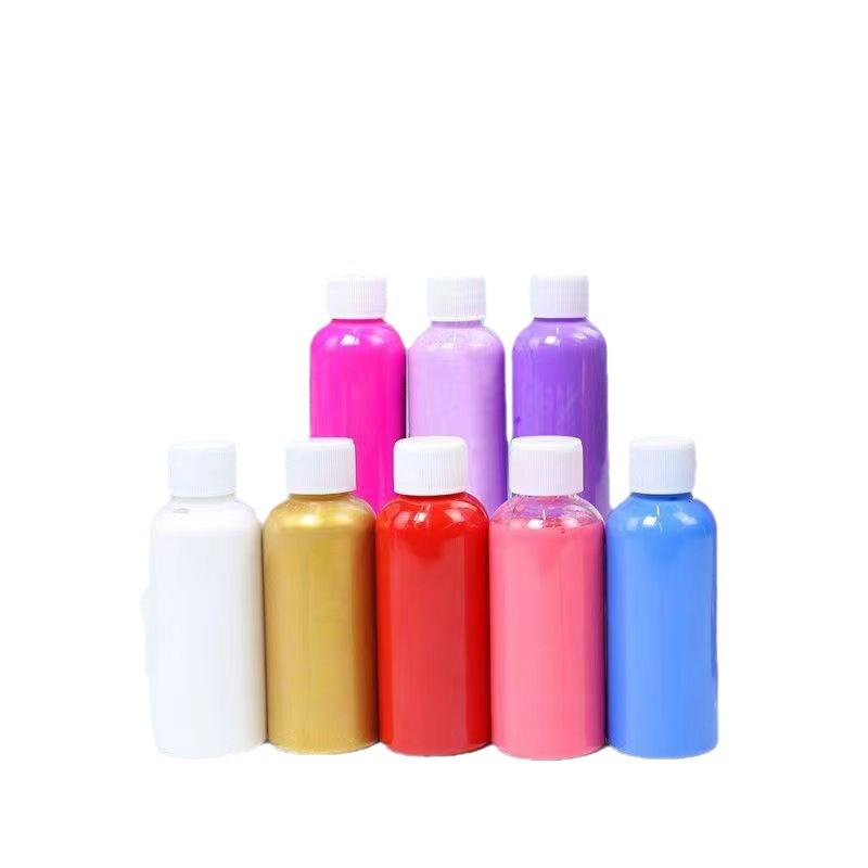 DIY Acrylic Bear Art Fluid Paint Set for Creative Highlights