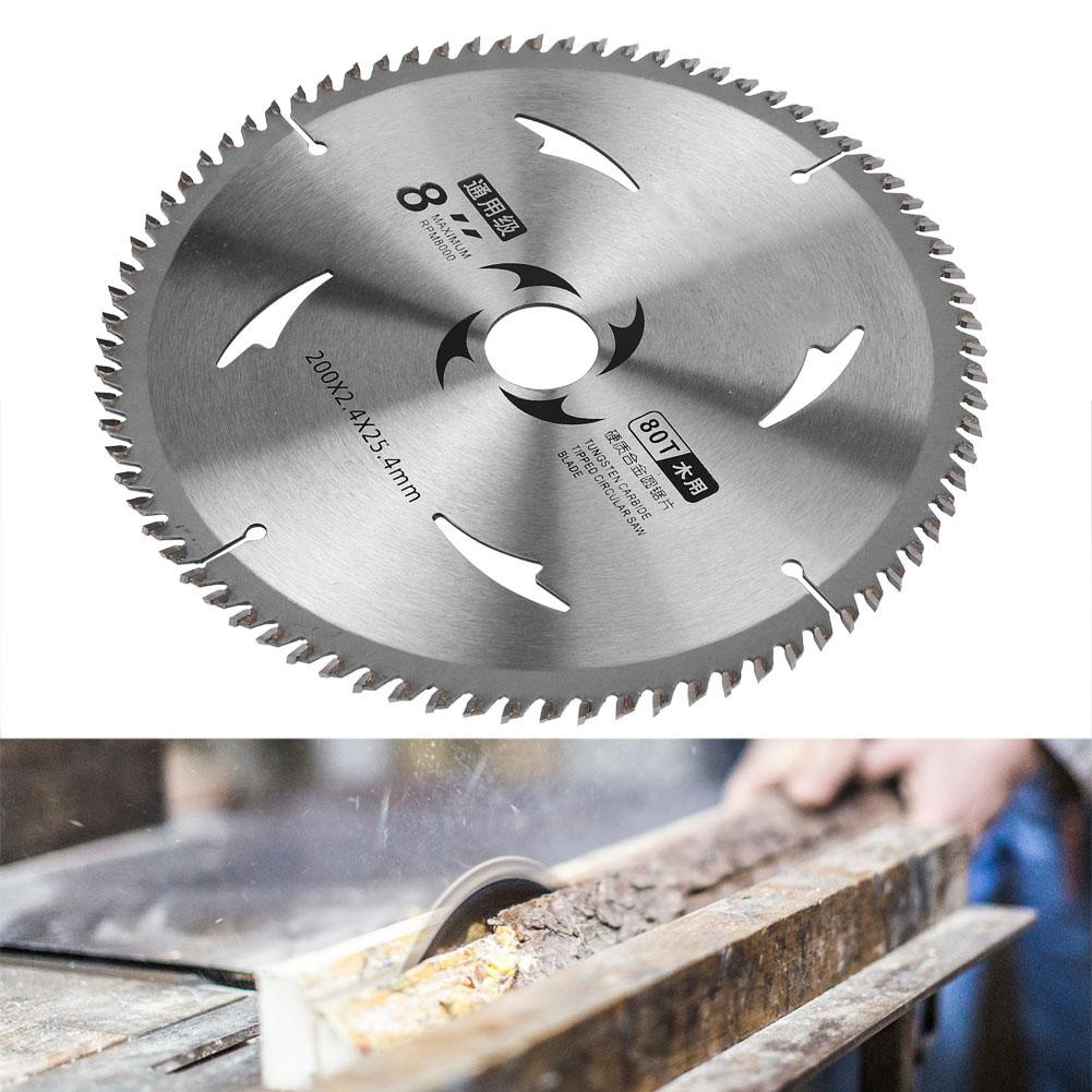 Circular Saw Blade Carbide Wood Chipboard Plywood Cutting Disc Woodworking 8 inch80T