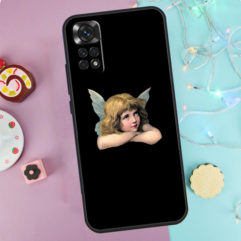 Renaissance Angel Aesthetic Case For Xiaomi Redmi Note 9 10 11 12 13 14 Pro 9S 10S 11S 12S Redmi 14C 10C 12C 13C Cover