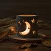 Candle Cover Ornament Silicone Molds Tea Light Moulds Candle Holder Moulds Silicone Resin Crafting Tool for Hand-Making