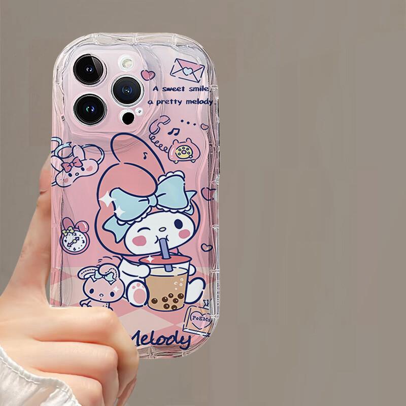 Kawaii Kuromi Melody Phone Case For Samsung Galaxy S26 Ultra S25 FE S24 S23 S22 Ultra Plus FE A57 A56 A17 A54 5G Korean Casing