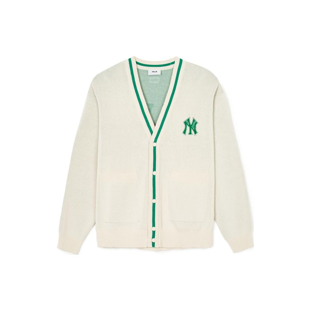 New MLB Gorpcore Knitwear Women's Cream 3AKCV0141-50CRD