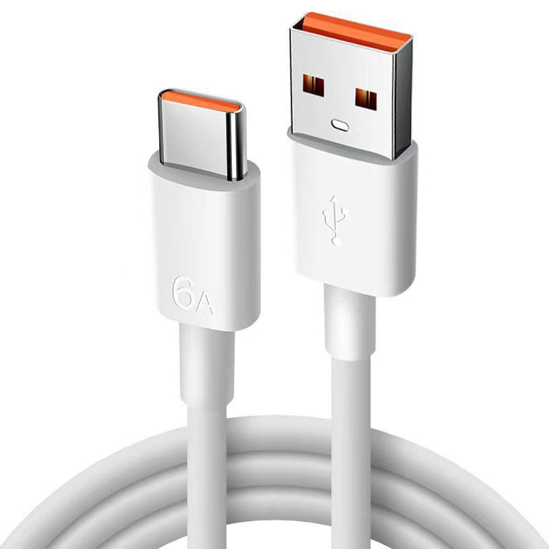 Jingyao Dual Type-C Data Cable - 120W Fast Charging, Braided, C To C Flash Charger