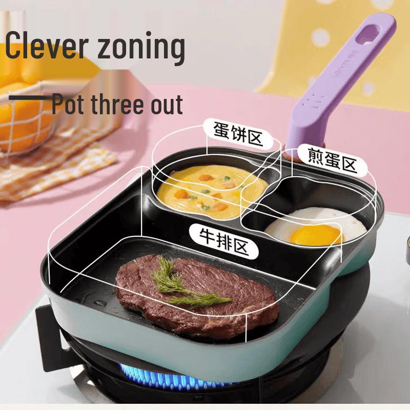 Lazy Rice 3-in-1 Non-stick Breakfast Frying Pan