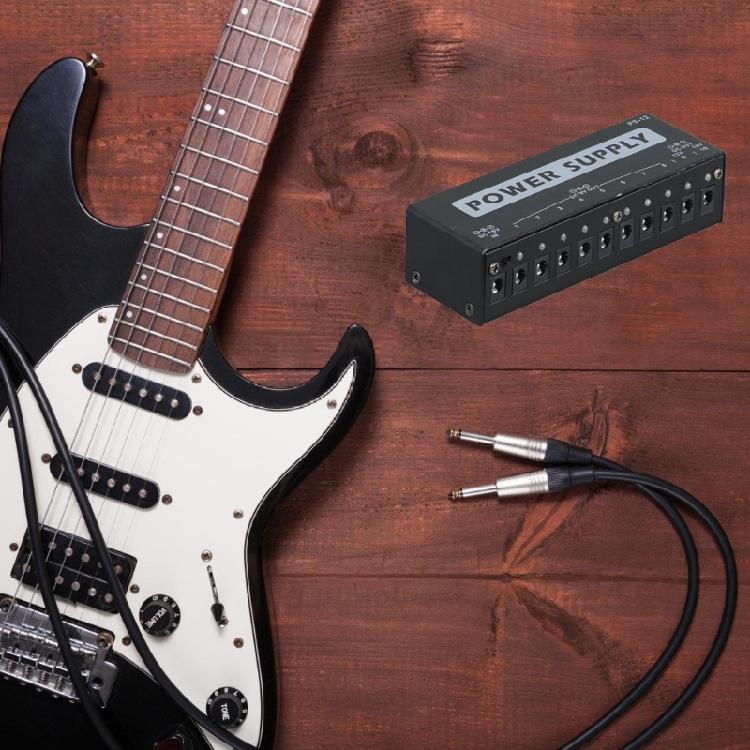Efficient Guitar Pedals Power Supply with 10 Isolated Outputs for 9V 12V 18V Effects Pedals Guitar Pedals Power Supply