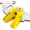 Bloccadisco, Perno di bloccaggio da 10 mm Antifurto Acciaio legato Tipo a peso Design a V, Applicabile a Motocicletta Bicicletta elettrica Scooter, Fluorescente