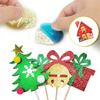 40pcs Christmas Cake Toppers Merry Christmas Cake Decoration with Pearl Ball Cake Pick for DIY Cake Xmas Birthday Party Supplies