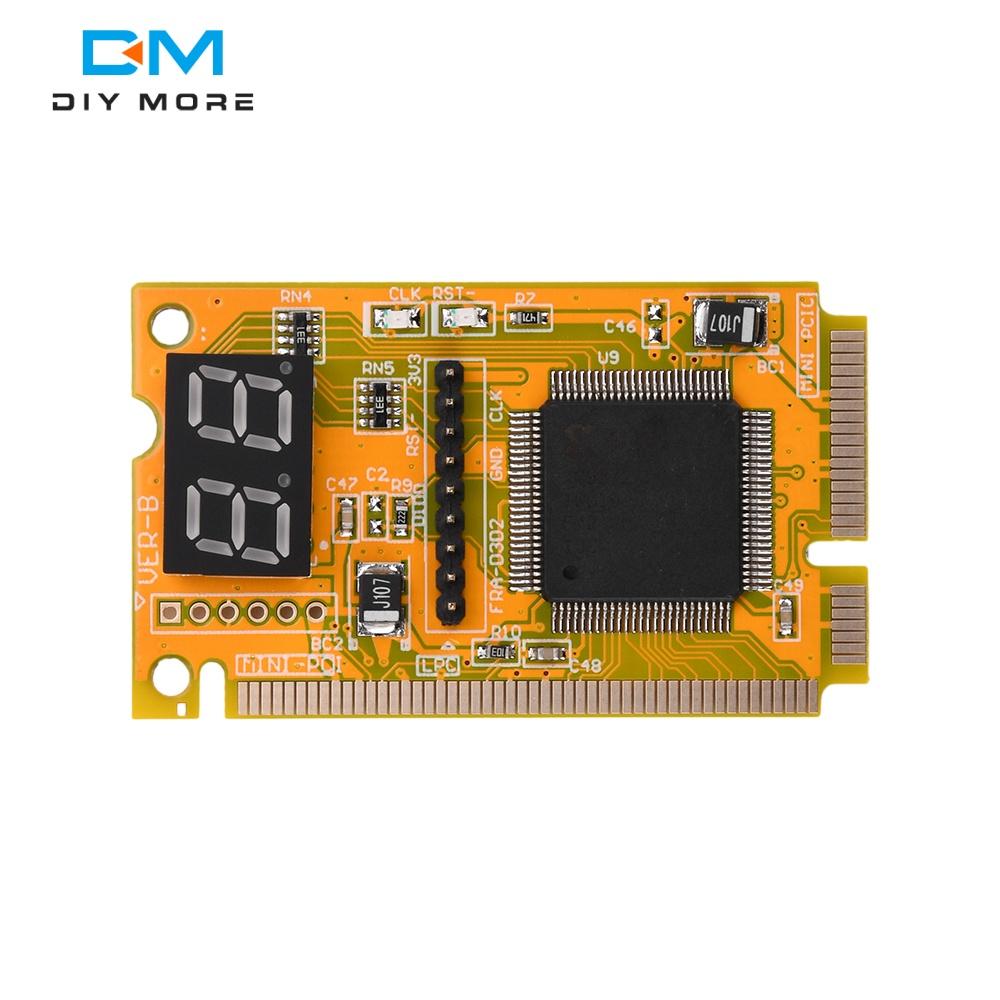Mini PCI PCI-E Debug Card Expert Fault Diagnostic 2-Digit Laptop Computer Motherboard Post Tester PCI Express PC Analysis Card