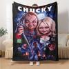 1pc Blanket - CHUCKY Print Design,Lightweight Blanket for Sofa,Bed- Soft &Warm,Gift for All Seasons