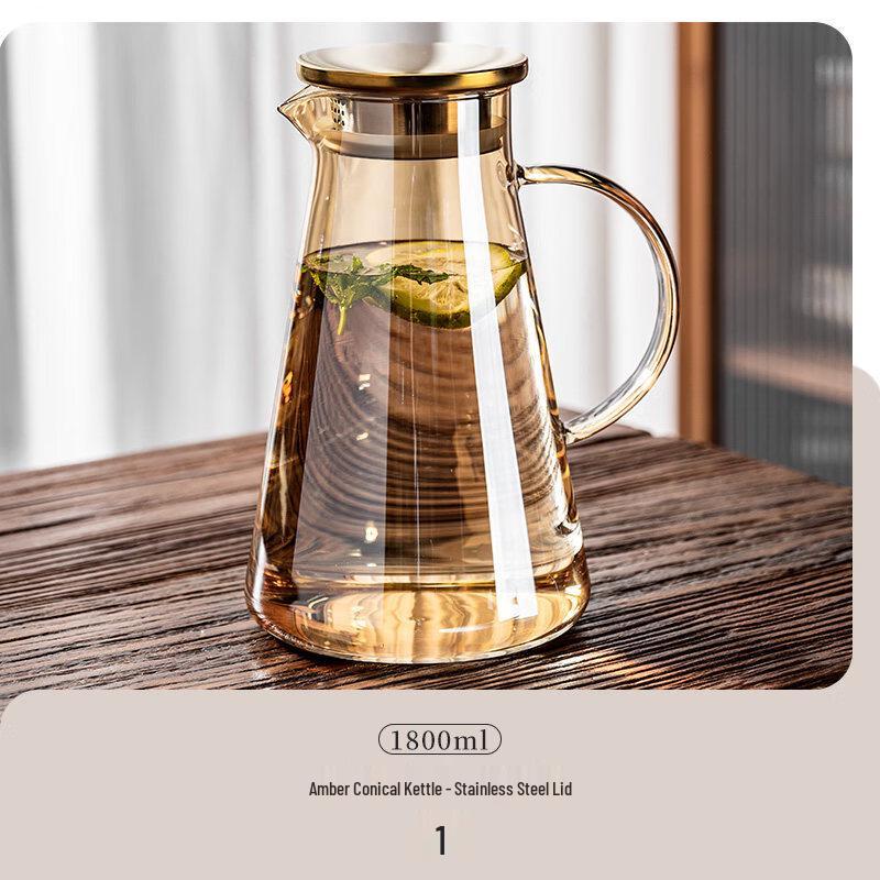 ZISIZ Glass Cold Water Kettle