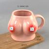 Creative Xiaohongshu Instagram Creative Chest Personalized Fun Coffee Cup Human Body Art Ceramic Water Cup