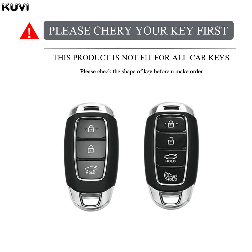 3 4 Buttons Tpu Car Key Cover Case Shell Fob For Hyundai I30 Ix35 Kona Encino Solaris Azera Grandeur Ig Accent Santa Fe Palisade