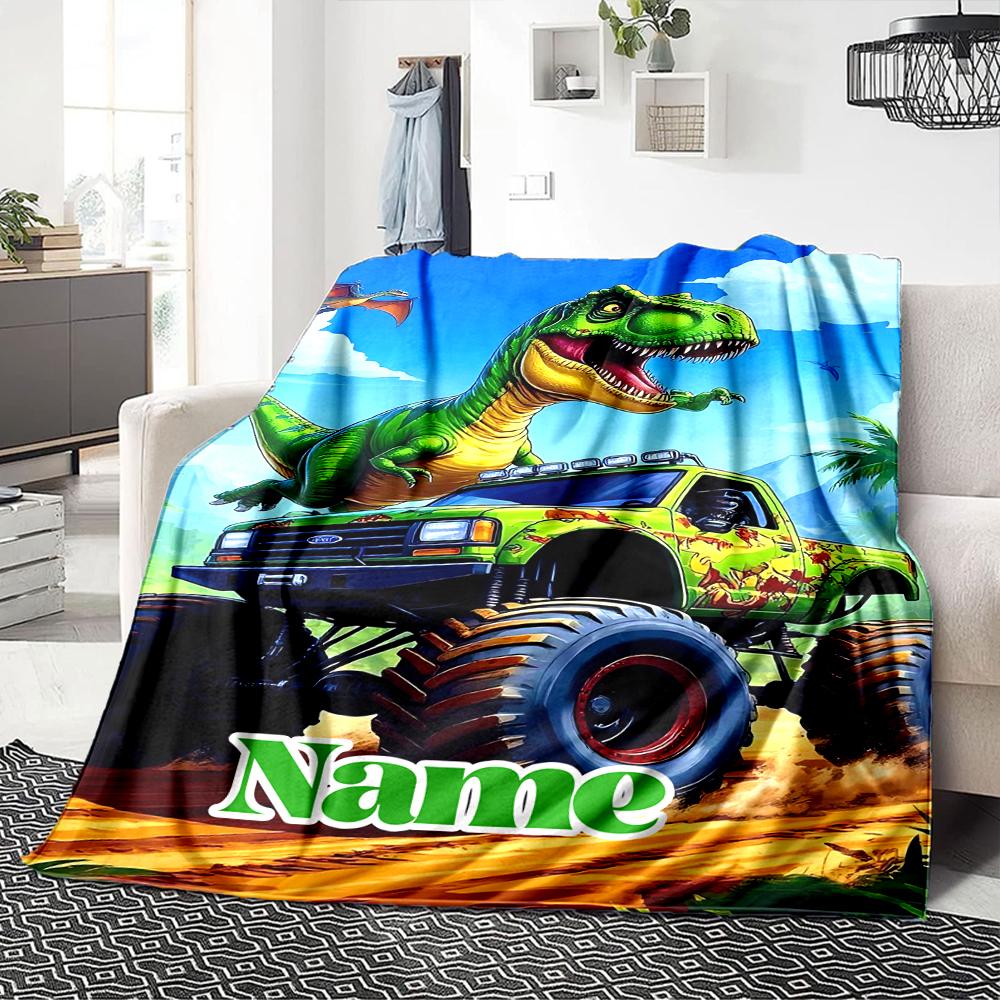 Custom Name Adventure Colty Clam Blanket for Couch & Bed, Plush Cozy Fuzzy Blanket Super Soft & Warm Blankets for Fall and Winter. 0908199