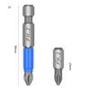 Cross Impact Screwdriver Bits Set Magnetic Batch Heads 25/50/65/70/90/127/150mm