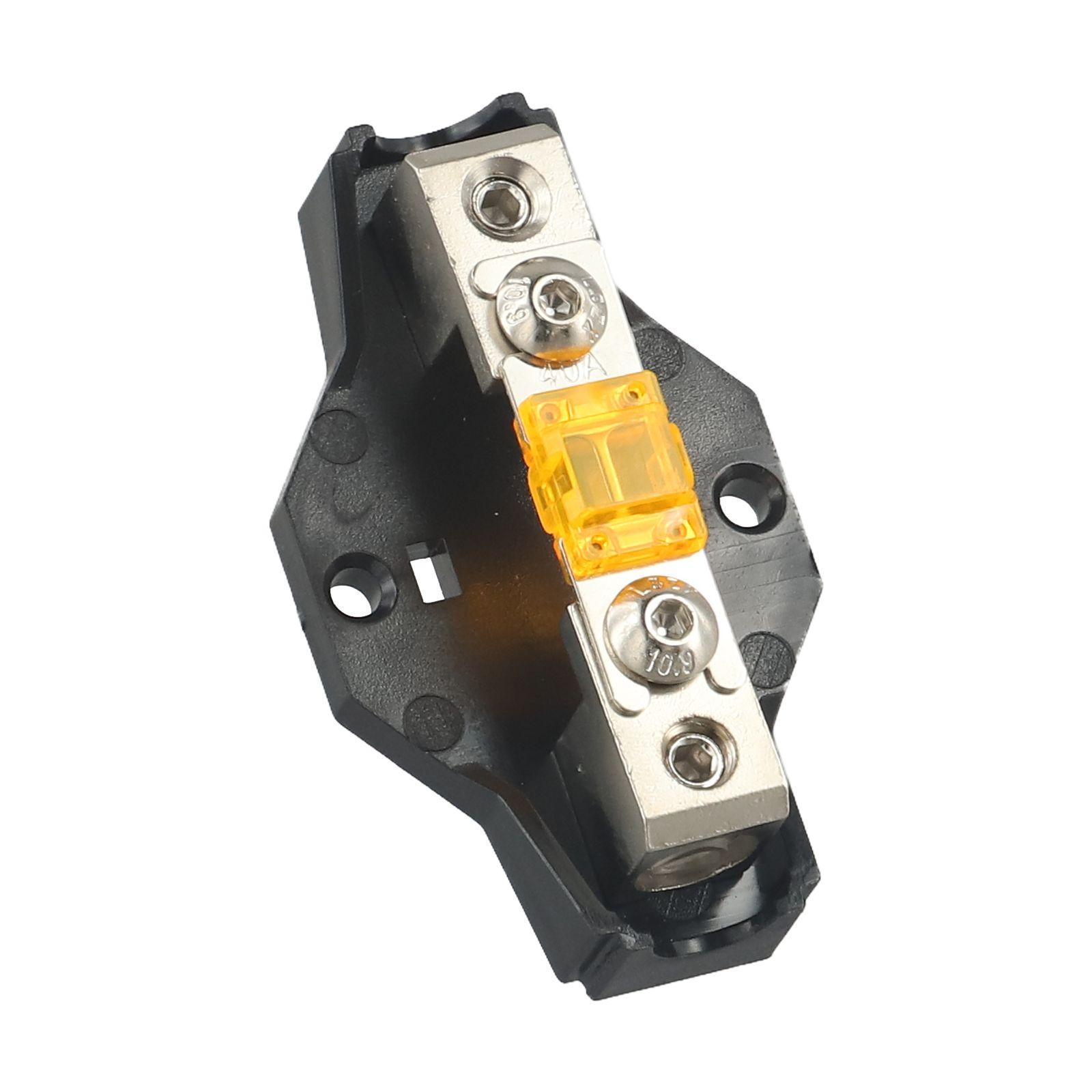 1PC Audio A-Mplifier Modified 40A Fuse Holder High-Performance 40A Brass Fuse Holder Reliable Circuit Breaker For A-Mplifiers China Mainland