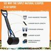 Pelle Ramasse Crottes - KCVV - 60cm - Long Manche - Plastique ABS - Pliable