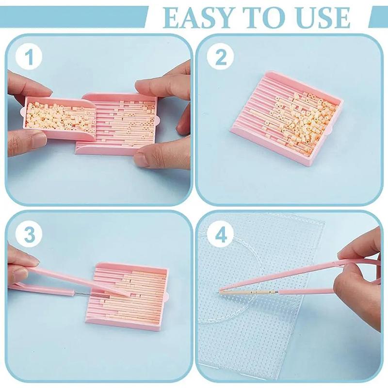 7Pcs/Set Tweezers Hama Beads Clip Handmade Diy 2.6Mm Tool Artifact Pen Needle Shovel Plate Tweezers For Hama Beads Tools