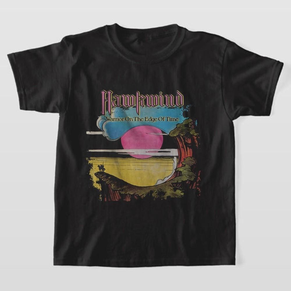 Hawkwind vintage 1975 Warrior on the Edge of Time Dave Brock Nik Turner T shirt Unisex T-Shirt M