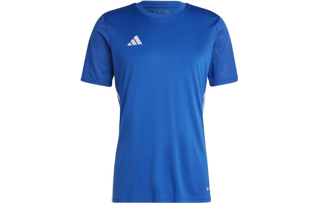 adidas T Shirts Men's Dark Blue Crew Neck Moderate Straight Fit H44528