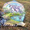 1PC Unicorn Fantasy Umbrella-8-Rib Reinforced Portable Folding Travel Suitable for All Seasons Outdoor Daily Use  -J0363