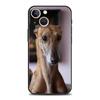 Galgo Greyhound Dog Luxury Phone Case For iPhone 17 Air 16 Plus 13 15 14 12 11 Pro MAX 7 8 SE Soft TPU Black Cover
