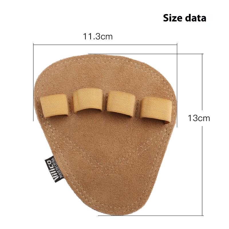 Cowhide Gym Gloves Grips Anti-Skid Weight Power Belt Lifting Pads Deadlift Belt Workout Crossfit Fitness Gloves Palm Protection