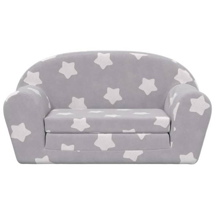 VidaXL Children's 2-Seater Sofa Bed, Mini-Sofa with Removable Cover, Toddler Sofa, Children's Bedroom Furniture, 356998