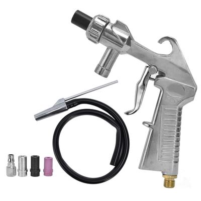 Air Sand Blaster Kit Industrial Pneumatic Sandblasting Gun with Nozzles Tube for Derusting