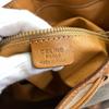 Celine M93 Purse Macadam Leather Shoulder Bag Brown Leather Used