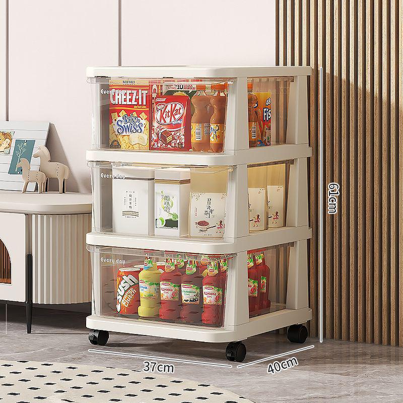 Sertar de depozitare din plastic pentru gustări și jucării - Cutie organizatoare pentru casă