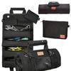 3pcs tool bag,Premium Tool Roll up Bag-Heavy Duty Small Tool Bag Organizer and Storage,Multi-Purpose Tool Roll Pouch(Black)