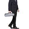 Juntan Watch Case 5 Slot Hard Watch Travel Watch Case, Watch Storage Soft Compressible Foam Pillow Black Men Women Nylon Watch Case Portable Silver