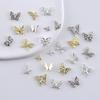 3D Alloy Hollow Butterfly Nail Art Jewelry