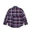 Palace Lumber Yak Patch Overshirt Purple Unisex Tops P29SHT027