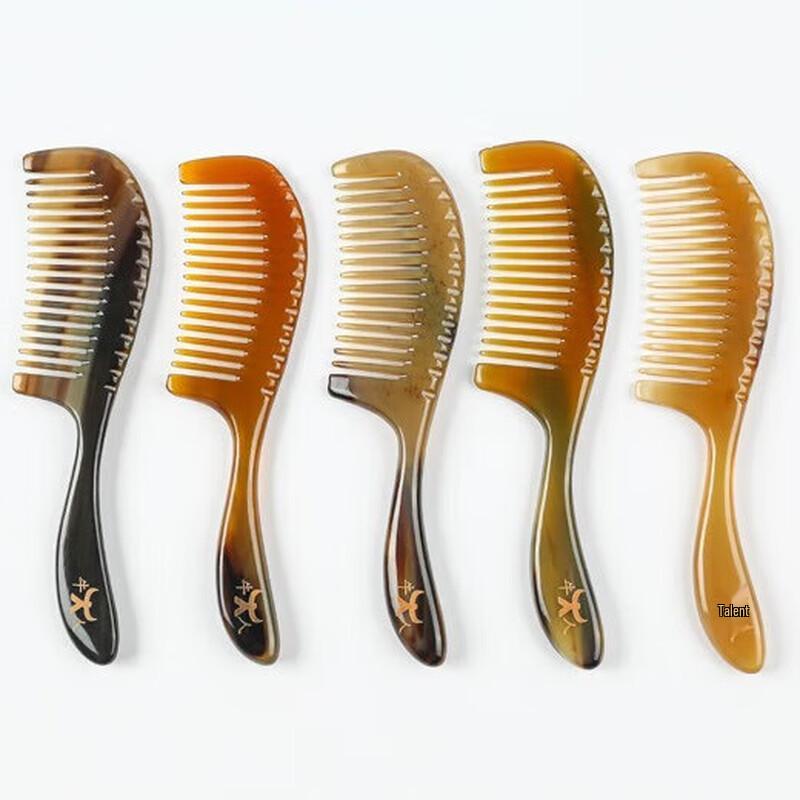 Natural Ox Horn Head Massage Comb
