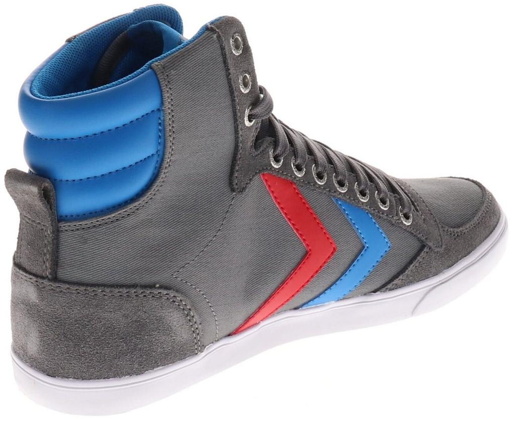 Кроссовки Hummel Slimmer Stadil High Canvas castle rock/ribbon red/brilliant blue