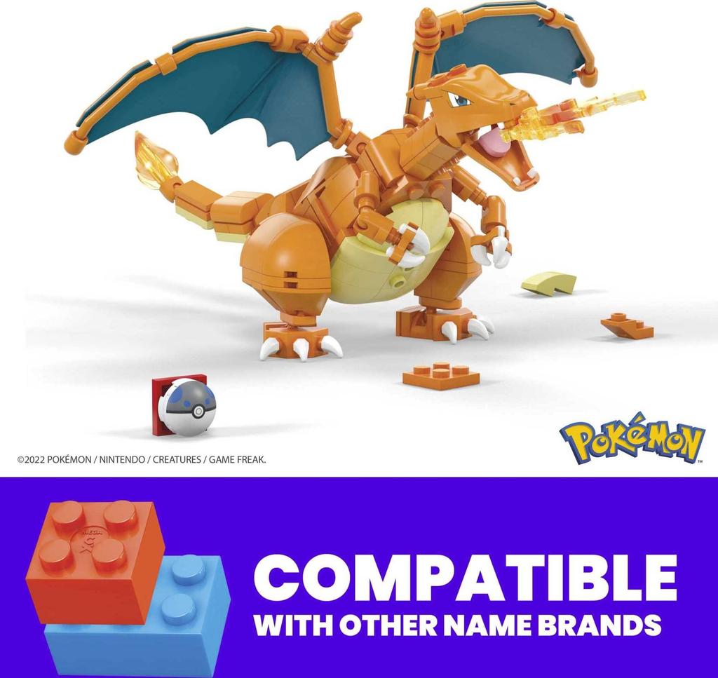 MEGA CONSTRUX Pokemon Charizard [222 Pieces] [Ages 8 and Up] GWY77