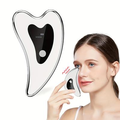 Facial Massager, Gua Sha Tool, Stainless Steel Gua Sha Board For Face Lifting, Skin Tightening, Neck, Eye Massage Tool
