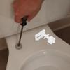 2Sets Plastic Toilet Seat Screws Square 39x24mm Nuts Washers Secure Toilet Bowl Replacement Hardware Kit Plastic Screws